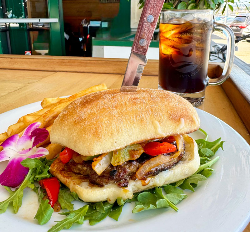 philly burger, riva's