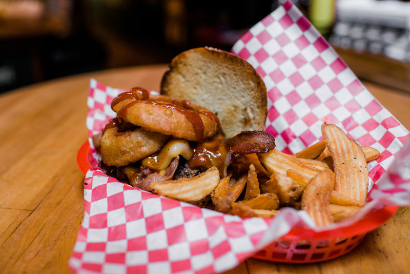 western burger, Ausiello's 5th street bar grill
