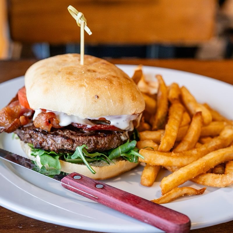 riva fish house burger