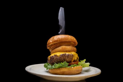 the bird restaurant, cheeseburger