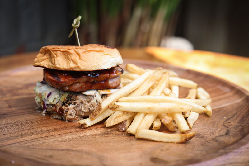Pono Hawaiian Grill Flying Pig Sandwich