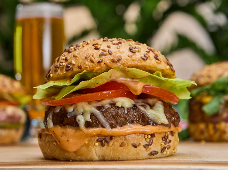 all american burger, true food kitchen