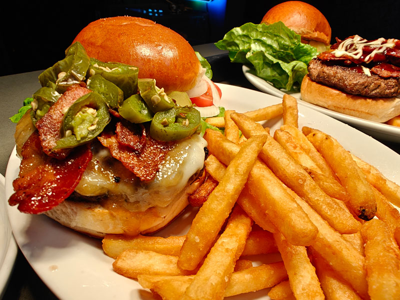 the salty otter burger