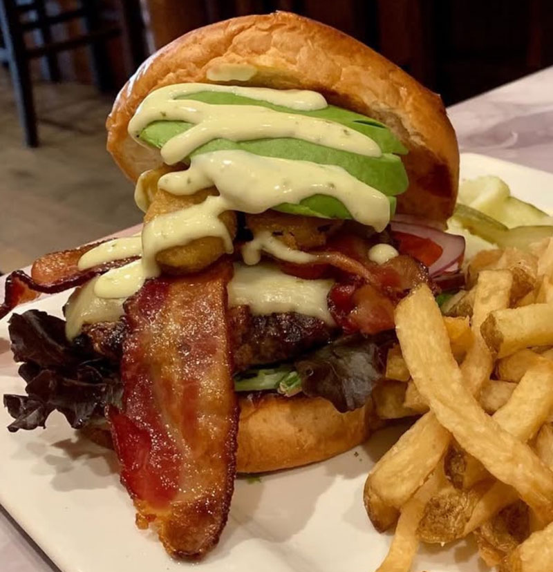 bottle cap burger, carmen's bistro and bar