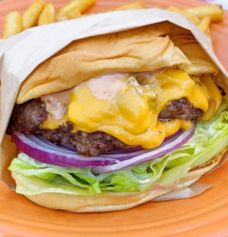 buck's restaurant, burger
