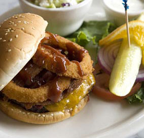 Fentons Creamery & Restaurant burger