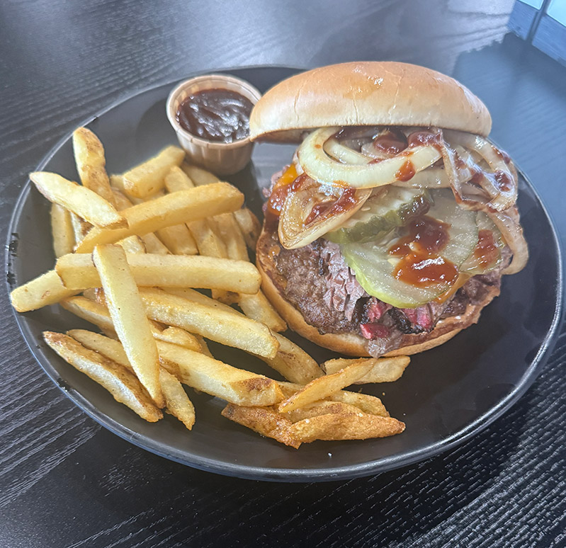 pitmaster burger, empire armadillo bbq and deli